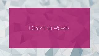 Deanna Rose  appearance [upl. by Noirda]