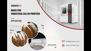 SoonSer Mars Pro industrial 3d printer display [upl. by Rouvin]