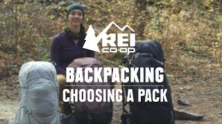 How to Choose Backpacking Packs  REI [upl. by Eissel]