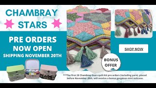 NEW REALEASE  Chambray Stars Quilt [upl. by Ahseit960]