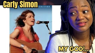 WHAT A GORGEOUS VOICE… Carly simon  The Carter Family FIRST REACTION [upl. by Tobye238]