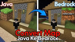 Cara Convert Map Minecraft Java Ke Bedrock  Convert World Minecraft [upl. by Giuliana]