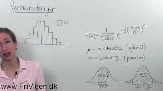 Introduktion til Normalfordelingen [upl. by Tina]