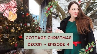 Cottage Christmas Decor Dried Orange Garland Country Christmas Decorating Ideas  Episode 4 [upl. by Leslee79]