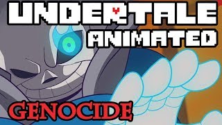 Undertale Animated Genocide Interpretation [upl. by Yesdnyl]