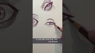 Everything You Wanted To Know About Drawing Eyes In Under a Minute [upl. by Egni]