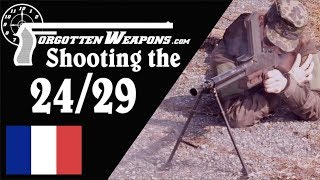 Shooting the Chatellerault FM 2429 Light Machine Gun [upl. by Akinnor]