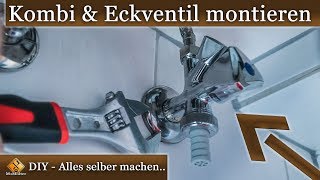 Eckventil einbauen  KombiEckventil Montage  so gehts DIY [upl. by Gensler]