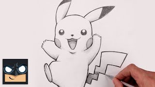 How To Draw Pikachu  Pokemon Sketch Tutorial for BEGINNERS [upl. by Hallock495]