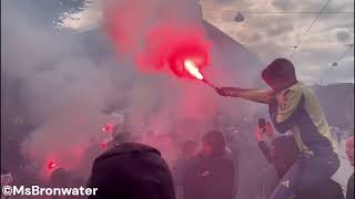 Ajax supporters demonsteren op het Leidseplein [upl. by Obie]