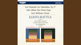 Neljä laulua unesta Op 30 I Unesta tehty mies Four Dream Songs Op 30 I Man Made from [upl. by Elyad]