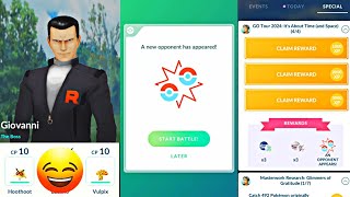 1 Pokemon 😲 Destroyed Giovanni whole Team in Pokemon Go  Giovanni Pokemon Go weakness [upl. by Chicoine]