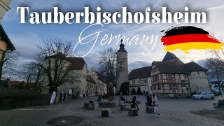 🇩🇪 RELAXING WALK IN TAUBERBISCHOFSHEIM GERMANY  4K ULTRA HD travel subscribe germany walking [upl. by Eldorado]