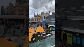 Flinders Station in Melbourne melbourne flindersstreetstation [upl. by Yarled]