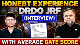 DRDO JRF Interview Experience  How To Crack DRDO JRF Interview With Average GATE Score [upl. by Hyacinthie]