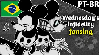 Fansing  As três músicas  Friday Night Funkin VS Wednesdays Infidelity  PTBR [upl. by Petula363]