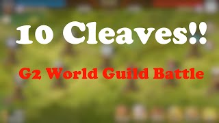 10 BATTLES 10 CLEAVES IN G2 WGB vs SemRunas w Runes amp Artifacts  Summoners War [upl. by Aurel]