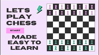 EASIEST WAY TO LEARN HOW TO PLAY CHESS [upl. by Gelb]