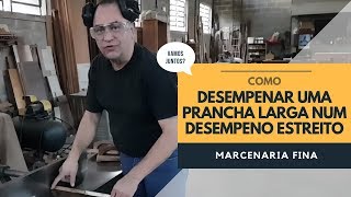 Como desempenar uma prancha larga num desempeno estreito Fernando responde [upl. by Rosenkranz]