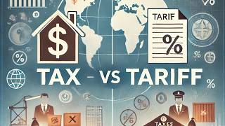 Difference between Tax and Tariff [upl. by Lesak]