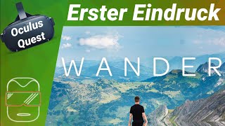 Oculus Quest  Wander Streetview in Virtual Reality deutsch Review  Test  Frist Impression [upl. by Oiliruam]