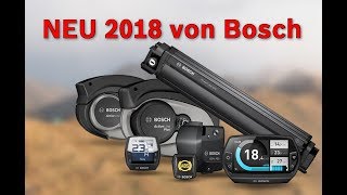 Vorgestellt eBikeNeuheiten 2018 von Bosch [upl. by Wall]