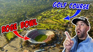 I PLAYED GOLF AT THE ROSE BOWL Brookside Golf Club Pasadena CA [upl. by Evie]