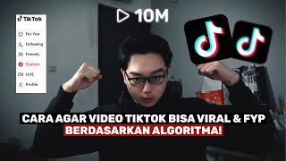 Terbaru Cara Mudah Video FYP  Viral di TikTok Berdasarkan Algoritma [upl. by Khalin686]