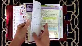 Filofax  DayTimer Franklin Covey Personal Organizer Setup [upl. by Ytsihc899]