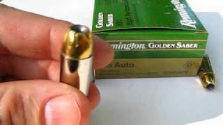 Ammo Test 45 ACP  230 Gr Golden Saber [upl. by Lledraw558]