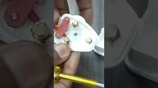 proper 3 pin plug wire connection  shorts ytshorts tipsandtricks [upl. by Jammal]