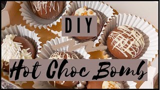 How to make the most DELICIOUS hot chocolate bombs Easy hot chocolate bombs recipe shorts [upl. by Hassadah]