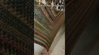 How to block a crochet shawl  Blocking a crochet wear crocheting learncrochet crochetsecrets [upl. by Ataymik775]