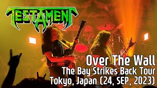 Testament  Over The Wall The Bay Strikes Back Tour Tokyo Japan  24 SEP 2023 [upl. by Starla]