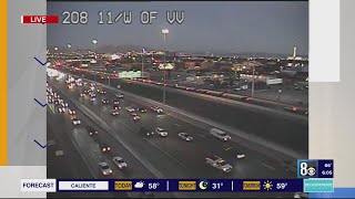 Woman dead after collision in central Las Vegas police [upl. by Ellehcrad]