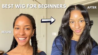 First Time Install  Beginner Friendly Ready To Wear Glueless Wig ft Hairvivi [upl. by Eitten]