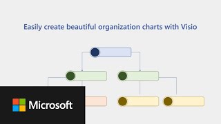 How to create org charts with Microsoft Visio [upl. by Setarcos]