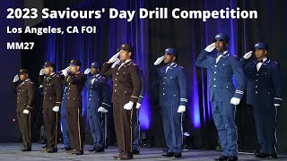 2023 Saviours Day Drill Competition  Los Angeles FOI WEST POINT  February 26 2023 [upl. by Verena]