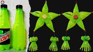 Paano gumawa ng Parol mula sa plastic bottle  How to make Christmas Lantern from recycled bottles [upl. by Anaynek8]