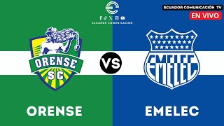 ORENSE VS EMELEC  EN VIVO LIGA PRO 2024  FORMATO RADIO  FECHA 5 [upl. by Aener]