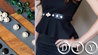 DIY  Dress Up Your Little Black Dress NO SEW [upl. by Anwahsiek650]