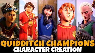 Harry Potter Quidditch Champions Character Creation Male amp Female Full Customization Options [upl. by Placido]