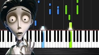 Victors Piano Solo Corpse Bride  Piano Tutorial by PlutaX [upl. by Ahsinnor]