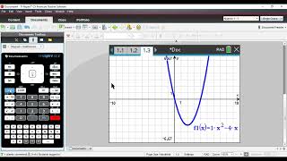 Using TINspire to Determine if Table of Values is Quadratic [upl. by Geddes176]