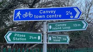 Canvey island loop… didn’t know this existed 15miles [upl. by Nomael735]