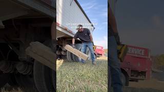 New semi tire smallbusiness farming agricultire harvest midwest semi tire newtire 141tire [upl. by Siduhey925]