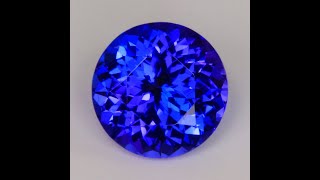 386ct Tanzanite Round Gemstone [upl. by Cilka805]