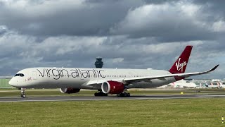 VIRGIN ATLANTIC A350 TAKEOFF [upl. by Caia]