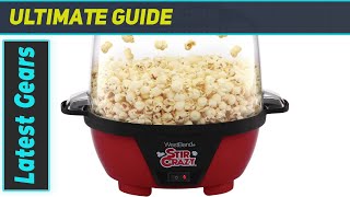 West Bend Stir Crazy Electric Hot Oil Popcorn Popper  Best Popping Experience [upl. by Verlee]