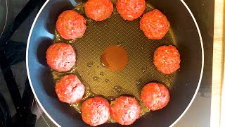 Boulettes de bœuf  7 astuces pour avoir des boulettes moelleuses et savoureuses  sauce tomate [upl. by Ahtenek]